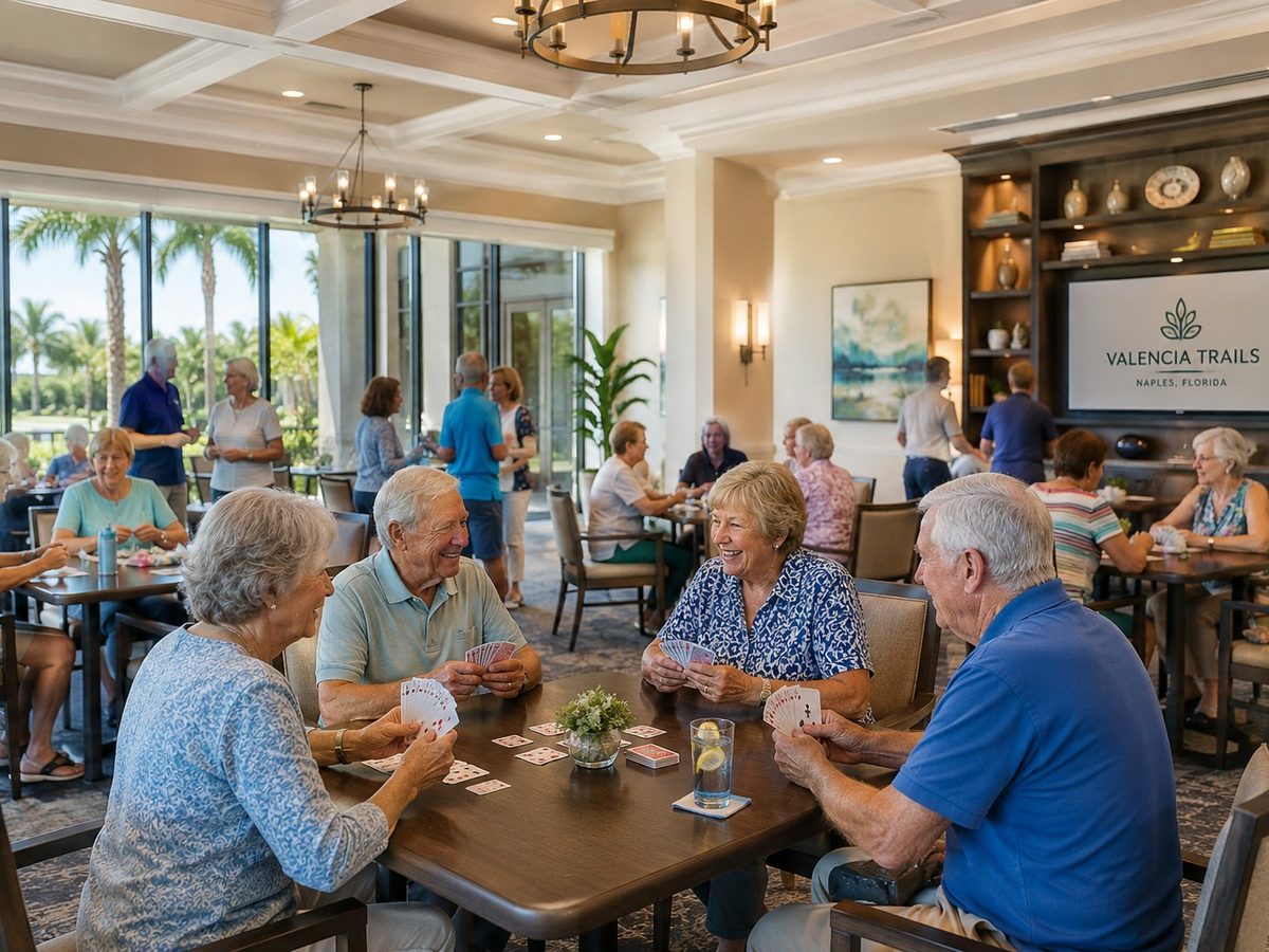 Residents enjoying clubs and community activities